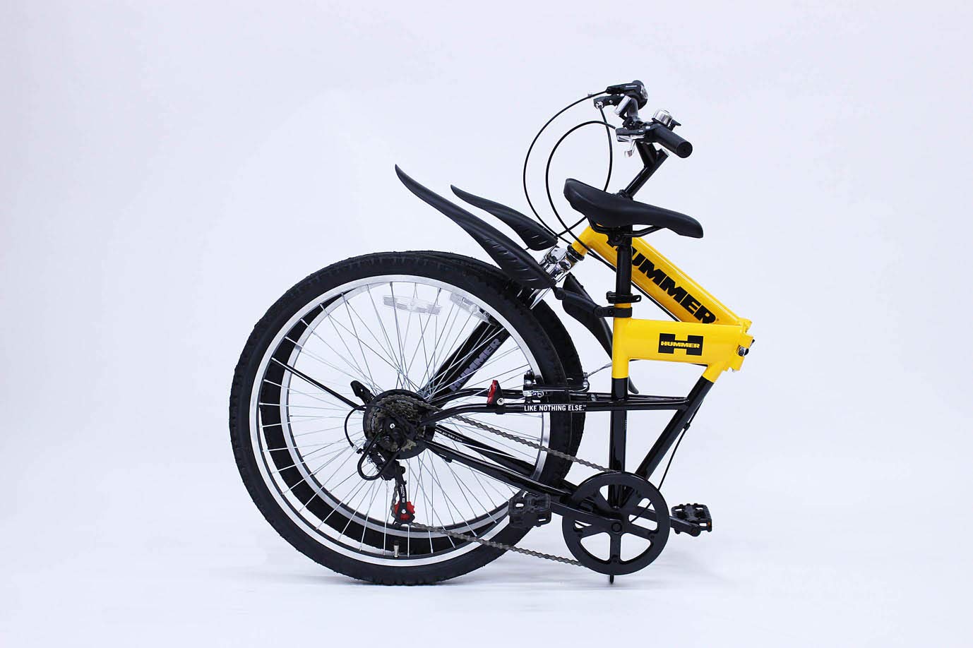 【k】HUMMER 　FサスFD-MTB266 　折り畳み自転車 HUMMER ミムゴ ハマー FサスFD-MTB266SL MG-HM266L 26インチ